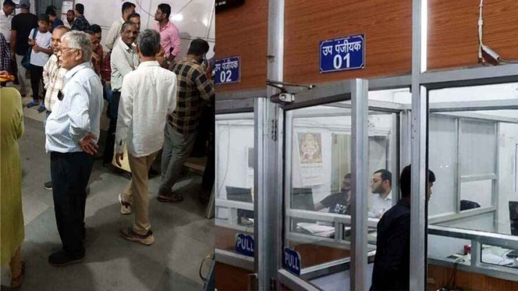 जिला पंजीयन कार्यालय 7 ताला टूटा, आरोपी ने किया कैश बॉक्स पार, रोजाना 20 लाख का राजस्व, सुरक्षा के नही है पुख्ता इंतजाम