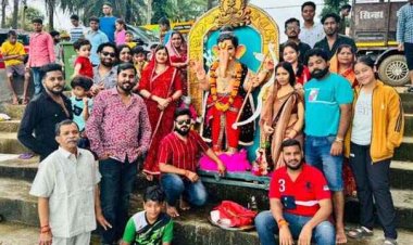 बप्पा की विदाई, अगले बरस फिर जल्दी आना, धूमधाम से हुआ विघ्नहर्ता का विसर्जन, गणपति बप्पा मोरया के नारों से गूंजता रहा शहर