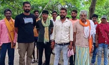 किसानों के सामने ही उनकी हरी-भरी फसलों को किया बर्बाद, पुलिस प्रशासन बना मूकदर्शक, ग्रामीणों ने दो महीने का मांगा था समय