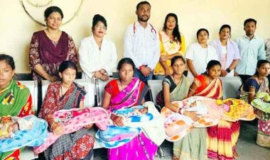 सरकारी अस्पताल में आधा दर्जन बच्चों की गूंजी किलकारी, 15 घंटे के भीतर 6 महिलाओं की हुई कामयाब डिलीवरी सभी नवजात बच्चे स्वस्थ