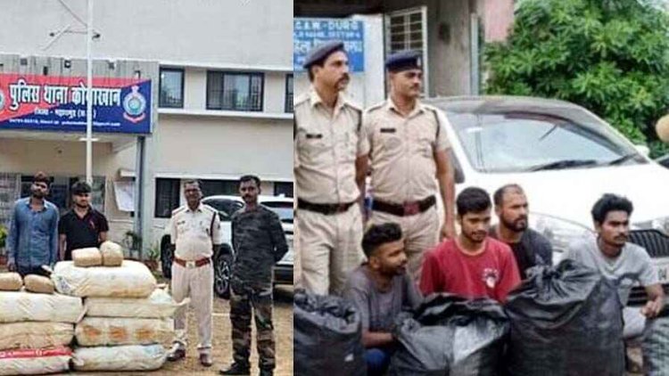 महासमुंद और दुर्ग पुलिस के हत्थे चढ़े सात अंतर्राज्यीय तस्कर, 3 क्विंटल 45 किलो गांजा समेत 52 लाख रुपये की सम्पत्ति जप्त, बैंक अकाउंट भी कराया होल्ड