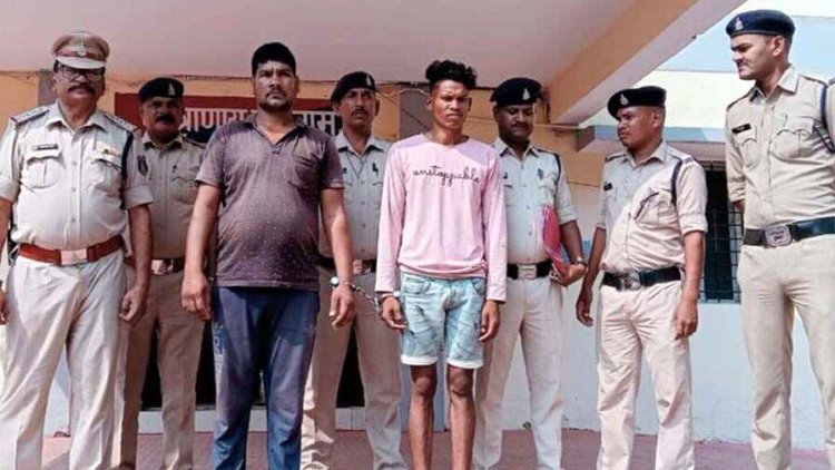 छत्तीसगढ़ में कत्ल खाना ले जा रहे गाय की तस्करी करने वाले आरोपी शैलेन्द्र पाटले और शिवा को पुलिस ने गिरफ्तार कर भेजा जेल, पिकअप वाहन जप्त