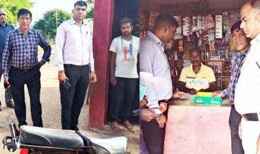 स्कूल परिसर में अवैध कब्जा कर चला रहा था दुकान, तहसीलदार ने लिया सख्त एक्शन, बीड़ी, गुटखा सामग्री जब्त, हटाया गया नाजायज अतिक्रमण