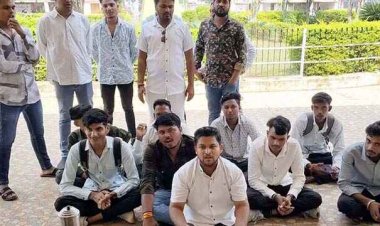 जबरन छात्र-छात्राओं को भाजपा की सदयस्ता दिलवाने के खिलाफ NSUI का प्रदर्शन, कार्यवाही नहीं होने पर प्राचार्य को सौपेंगे बीजेपी का गमछा -शितेष चंद्रवंशी