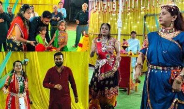 धूमधाम से मनाया गया नवरात्र गरबा महोत्सव, नवरात्रि में गुजराती समाज के गरबा की धूम, माता के दर्शन कर डांडिया में ​थिरके सभी लोग