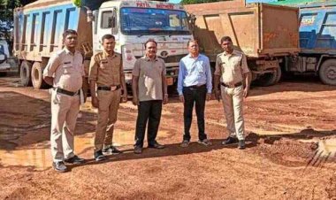 अवैध रेत परिवहन कर रहे 7 वाहनों पर खनिज विभाग ने की कार्रवाई, लेकिन अब भी जारी अवैध खनन, अवैध खुदाई को किसका ग्रीन सिग्नल?