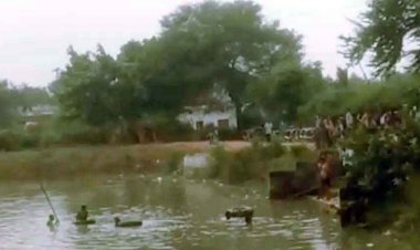 दिवाली से पहले तहसील मुख्यालय में छाया मातम, दो सगी बहनों समेत तीन लड़कियों की तालाब में डूबकर मौत, परिजनों का रो-रोकर बुरा हाल