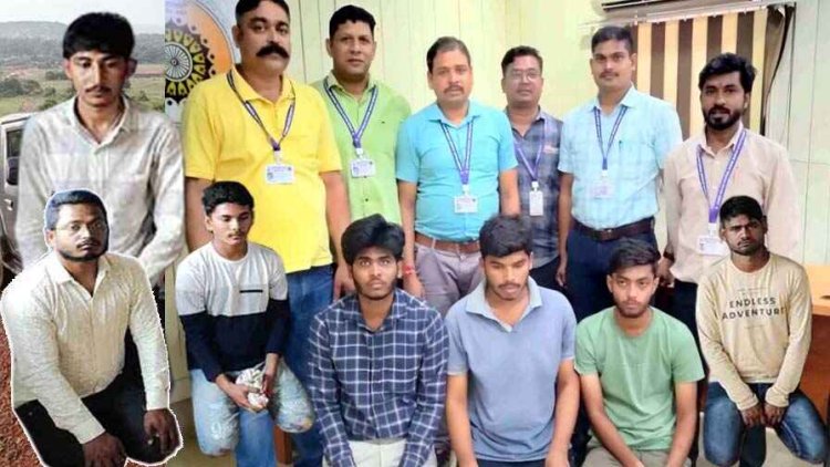 शेयर ट्रेंडिंग और गूगल रिव्यू के नाम पर करोड़ो की ठगी, बनाया लग्जरी बंगला, महंगी गाड़ियां, 600 सिम, 500 से ज्यादा बैंक खाते, सात आरोपी गिरफ्तार