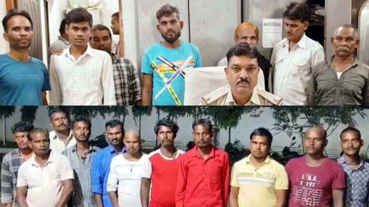 दिवाली से पहले पुलिस ने की छापेमारी, खुलेआम जुआ खेलते 26 आरोपी पकड़ाए, आरोपियों से 16750 रुपये नगद और ताशपत्ती किया जप्त