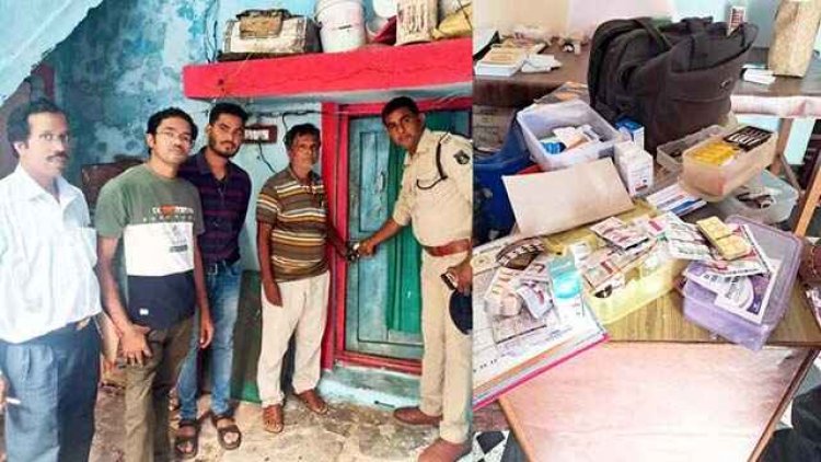 झोलाछाप डॉक्टरों के खिलाफ बड़ी कार्यवाही, सरकारी शिक्षक के घर से भी बरामद हुई दवाइयां, 2 अवैध क्लिनिक सील, दो के खिलाफ नोटिस जारी