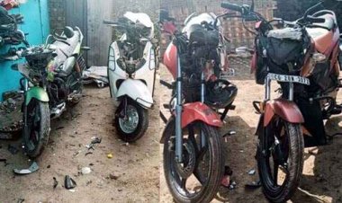 दीपावली की रात गांव में बड़ा बवाल, आपसी विवाद के चलते दो परिवारों पर असामाजिक तत्वों ने किया जानलेवा हमला, घर में लगाई आग, गाड़ियों को भी फूंका