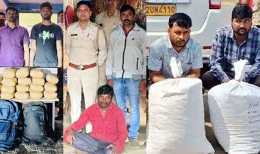 गांजा परिवहन करते अभनपुर और दुर्ग के  2 आरोपी समेत अंतरराज्यीय तस्करों को किया गया गिरफ्तार, GRP के कांस्टेबलों के अकाउंट में करोड़ों का ट्रांजेक्शन