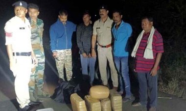 गरियाबंद पुलिस की नशे के खिलाफ लगातार कार्यवाही, अंतर्राज्यीय तस्कर को 34 किलो गांजा के साथ पकड़ा, आरोपी सलाखों के पीछे