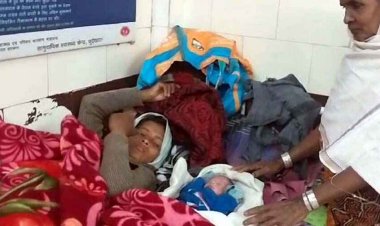 एम्बुलेंस की लचर व्यवस्था, समय पर नहीं पहुंची महतारी एक्सप्रेस, प्राइवेट गाड़ी से ले गए परिजन, महिला ने सड़क पर ही दे दिया बच्चे को जन्म