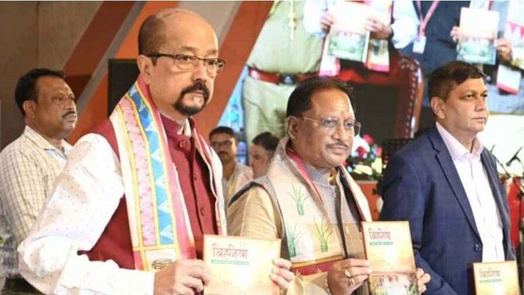 मुख्यमंत्री साय ने मांदर बजाकर वादकों का बढ़ाया उत्साह, राज्यपाल रमेन डेका- अपनी विरासत को सहेजते हुए छग को अग्रणी राज्य बनाने का लें संकल्प