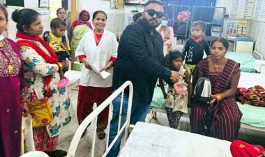 फिर आए समाजसेवी इम्मू दिलेर भाई जान, मरीजों को बांटे कंबल और पानी गर्म करने वाली केतली, बोले- इश्वर ने जो जिम्मेदारी सौंपी उसे निभा रहा हूं