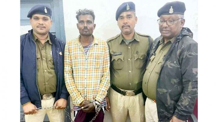 राजधानी के हुनमान मंदिर में चोरी करने वाले आरोपी को पुलिस ने किया गिरफ्तार, चांदी के दो मुकुट और आभूषण जब्त