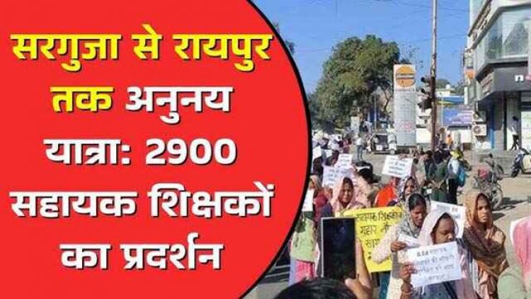 2900 बीएड वाले युवा होंगे बेरोजगार, सड़क पर उतरकर अनुनय यात्रा के रुप में साय सरकार से लगा रहे इंसाफ की गुहार, निकाय चुनाव में पड़ेगा असर
