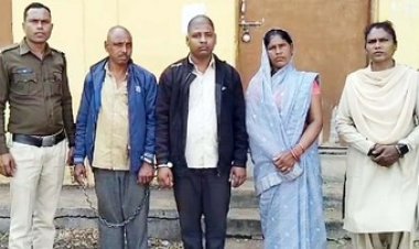 दहेज के चलते पत्नी को उतारा मौत के घाट, फिर फांसी के फंदे पर लटका दिया शव, पति और ससुराल वालों को पुलिस ने गिरफ्तार कर भेजा जेल