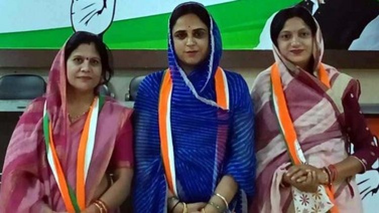 बीजेपी छोड़ कांग्रेस में आई नम्रता दास, 24 घंटे के भीतर पार्टी ने दिया नगर पंचायत अध्यक्ष का टिकट, भाजपा किसान मोर्चा के जिलाध्यक्ष योगेंद्र नहरेल ने की बगावत