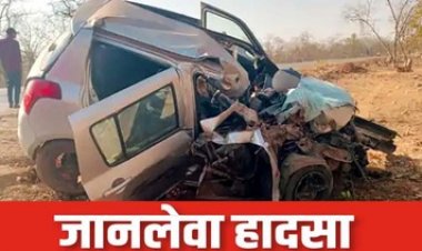 ट्रक ने कार को मारी टक्कर, फोटो शूट कर लौट रहे फोटोग्राफर की मौत, कैमरा ऑपरेटर घायल, बाइक ने स्कूटी सवार को मारी ठोकर, युवक की गई जान