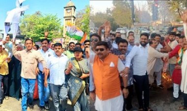 रायपुर, गरियाबंद, बिलासपुर, मुंगेली और  भिलाई समेत प्रदेश भर में कांग्रेस का उग्र प्रदर्शन, भाजपा-ईडी के खिलाफ नारेबाजी और पुतला दहन