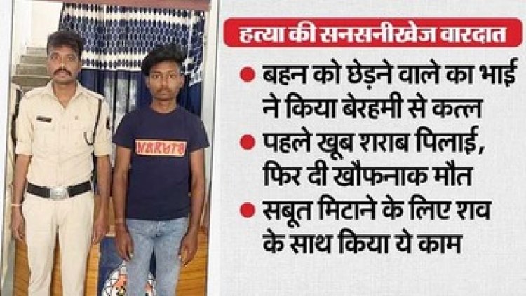 बहन से छेड़खानी का भाई ने लिया खौफनाक बदला, शराब पिलाकर बेरहमी से हत्या, फिर जो किया वो डरा देगा, जानकर हिल जाएगा दिमाग