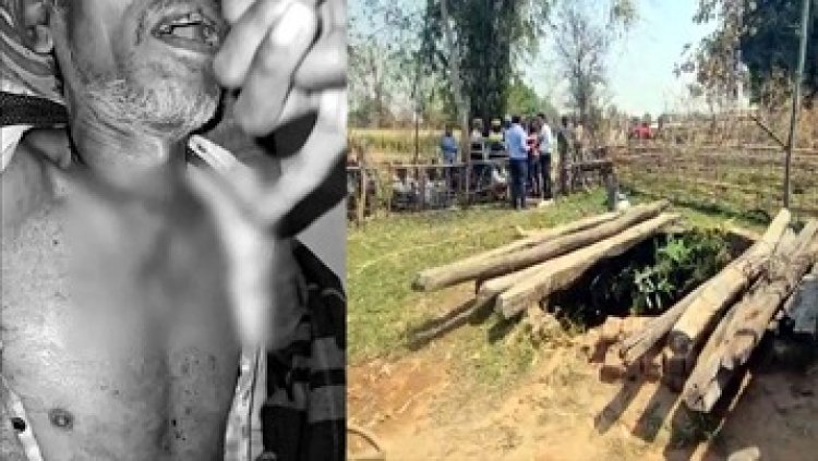 झगड़े के बाद पत्नी चली गई मायके, आधी रात आया भतीजा, नींद में गला घोंटा, चाचा की हत्या कर भाग रहे भतीजे की घर के बाहर कुएं में गिरकर मौत