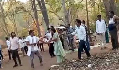 मंदिर परिसर में दो पक्षों के बीच जमकर विवाद, बीयर की बोतल से युवक पर हमला, कई लोग घायल, पुलिस ने किया मामला दर्ज, जांच जारी