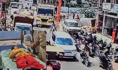 राम मंदिर चौक में बड़ा सड़क हादसा, बेकाबू बस ने बेरहमी से कई लोगों को रौंदा, 1 की मौत, कई घायल, एक की हालत नाजुक, लोगों में आक्रोश