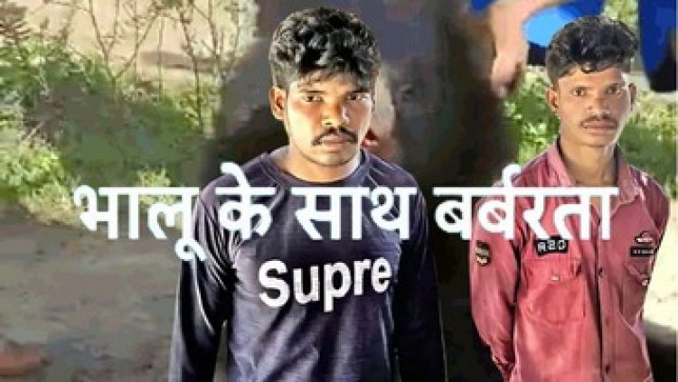 जंगलों में भालू के साथ बर्बरता, कोर्ट में जनहित याचिका दायर, 10 हजार के इनाम की घोषणा, वायरल वीडियो से मचा बवाल, 2 आरोपी गिरफ्तार