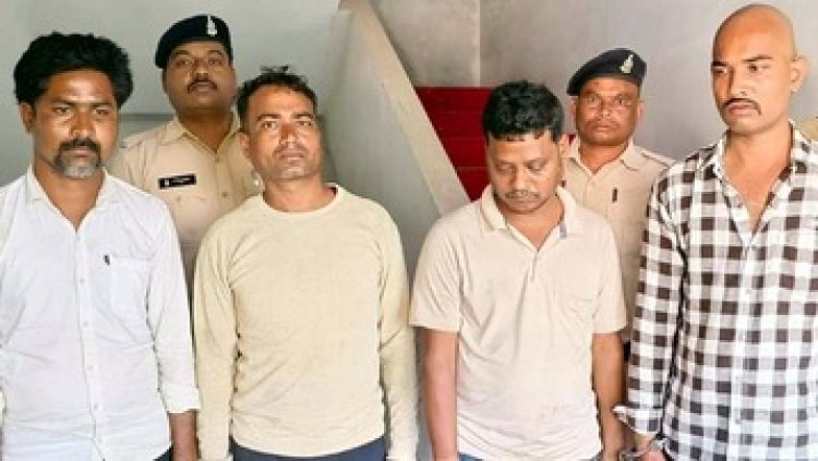 जिले में हुई तीन जगहों की चोरी का हुआ खुलासा, पुलिस ने रायपुर और राजिम के सोनार चोरों समेत चार आरोपियों को किया गिरफ्तार