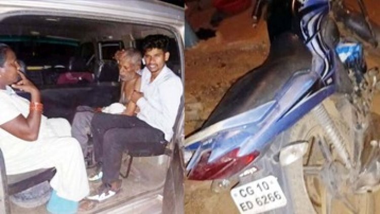 तेज रफ्तार बाइक की टक्कर से बुजुर्ग की मौत, हादसे के बाद बाइक छोड़कर मौके से फरार हुआ आरोपी चालक, तलाश जारी
