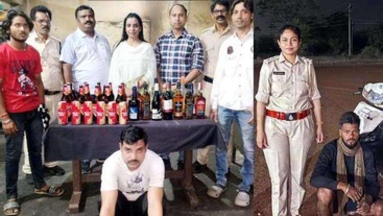 अवैध शराब को लेकर आबकारी विभाग की ताबड़तोड़ कार्रवाई, महाराष्ट्र, हिमाचल प्रदेश और छग की भारी मात्रा में मदिरा के साथ 3 आरोपी गिरफ्तार