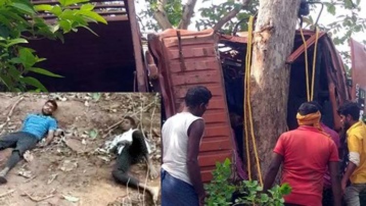 माजदा खाई में गिरने से 2 लोगों की मौत, कई घायल, इधर  दो बाइकों के बीच आमने-सामने टक्कर, अलग-अलग सड़क हादसों में 6 लोगों की गई जान