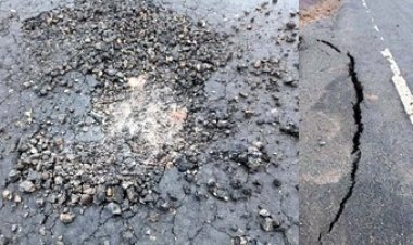 छह महीने में ढह गई अरबों की सड़क, राष्ट्रपति के दत्तक पुत्रों के लिए 2 करोड़ से ज्यादा की लागत से हुआ निर्माण, भ्रष्टाचार की काली परत उजागर