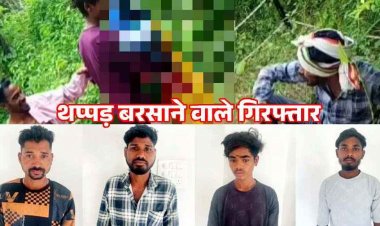 छत्तीसगढ़ में धार्मिक भावनाओं को ठेस, नशेड़ी युवकों ने मूर्तियों पर बरसाए थप्पड़, वीडियो वायरल, चार आरोपी गिरफ्तार