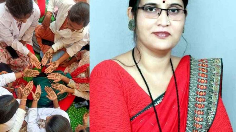 अनिश्चितकालीन हड़ताल का चौथा दिन, NHM महिला कर्मचारियों ने हाथों में मेंहदी से लिखी अपनी मांगे, स्वास्थ्यकर्मियों ने खून से लिखा पत्र -वंदना राजपूत