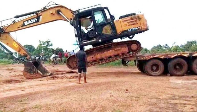 फिंगेश्वर में अवैध रेत खनन पर गिरी गाज, खनिज विभाग–पुलिस की संयुक्त कार्रवाई, चेन मशीन जब्त,अब होगी सख़्त कानूनी कार्रवाई