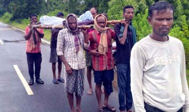 गरीबी और सिस्टम की बेरुखी का कड़वा सच, खटिया पर ले जानी पड़ी महिला की लाश, सरकार के वादों की खुली पोल, अस्पताल की लापरवाही से आक्रोश