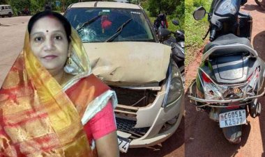 नेशनल हाईवे पर कार ने स्कूल से लौट रही स्कूटी सवार को मारी टक्कर, भीषण सड़क हादसे में शिक्षिका की मौके पर मौत, गांव में शोक की लहर