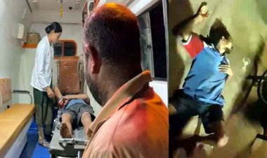 पुलिस अधिकारी के नाबालिग बेटे ने स्कूटी से मारी जोरदार टक्कर, दोनों घायल, ASI का बेटा रायपुर रेफर, मजदूर की हालत नाजुक