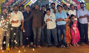 गरियाबंद में भव्य रास-गरबा महोत्सव का शुभारंभ, गांधी मैदान में पूर्व नगर पालिका अध्यक्ष गफ्फू मेमन ने फीता काटकर किया शुभारंभ