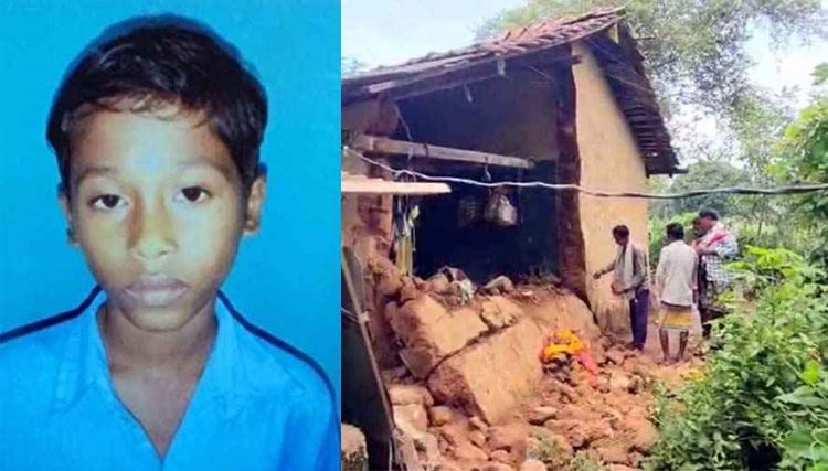 जर्जर कच्चा मकान ढहने से मासूम पोते की मौत, दादी की हालत नाजुक, परिवार ने उठाए आवास योजना पर सवाल, ग्रामीणों में आक्रोश