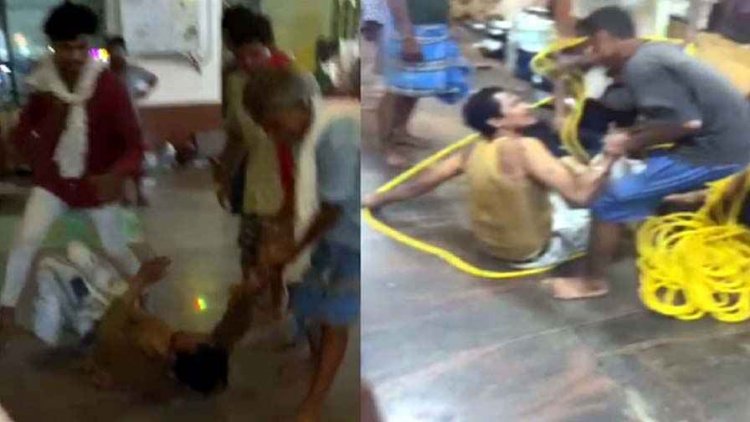 बस्तर दशहरे में आस्था से खिलवाड़, रथ निर्माण स्थल पर बिरयानी खा रहे युवक को कारीगरों ने रस्सी से बांधकर पीटा, आरोपी गिरफ्तार