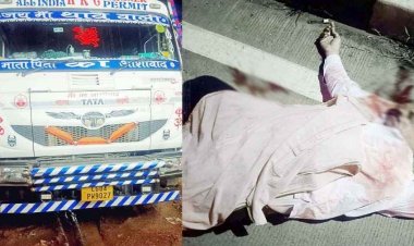 तेज रफ़्तार ट्रेलर से टकराई बाइक, हादसे में दबंग दुनिया के संपादक आनंद प्रकाश दीक्षित की मौके पर मौत, पत्रकारिता जगत में शोक की लहर