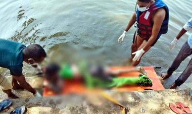 तालाब में तैरती मिला महिला का शव, गले में बंधी मिली ईंट, एक दिन पहले पति-पत्नी का हुआ झगड़ा, हत्या की आशंका, जांच में जुटी पुलिस