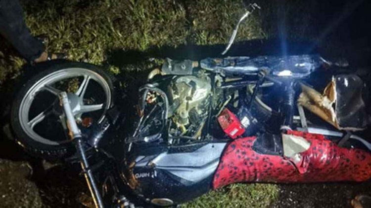 अज्ञात वाहन ने बाइक सवार तीन लोगों को मारी टक्कर, दो युवकों और एक महिला की मौके पर ही दर्दनाक मौत, वाहन चालक मौके से फरार