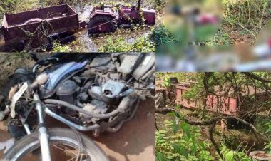 भीषण सड़क हादसा, तेज रफ्तार ट्रैक्टर ने बाइक को मारी टक्कर, पिता की मौत, बेटा समेत दो गंभीर घायल, वाहन जप्त, ड्राइवर फरार, तलाश जारी