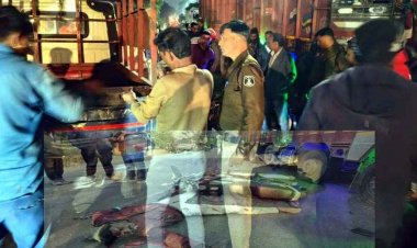 तेज रफ्तार ट्रक ने बाइक सवार को मारी जोरदार टक्कर, युवक की मौके पर मौत, इधर नेशनल हाइवे 30 में स्टॉपर से टकराकर गई एक की जान